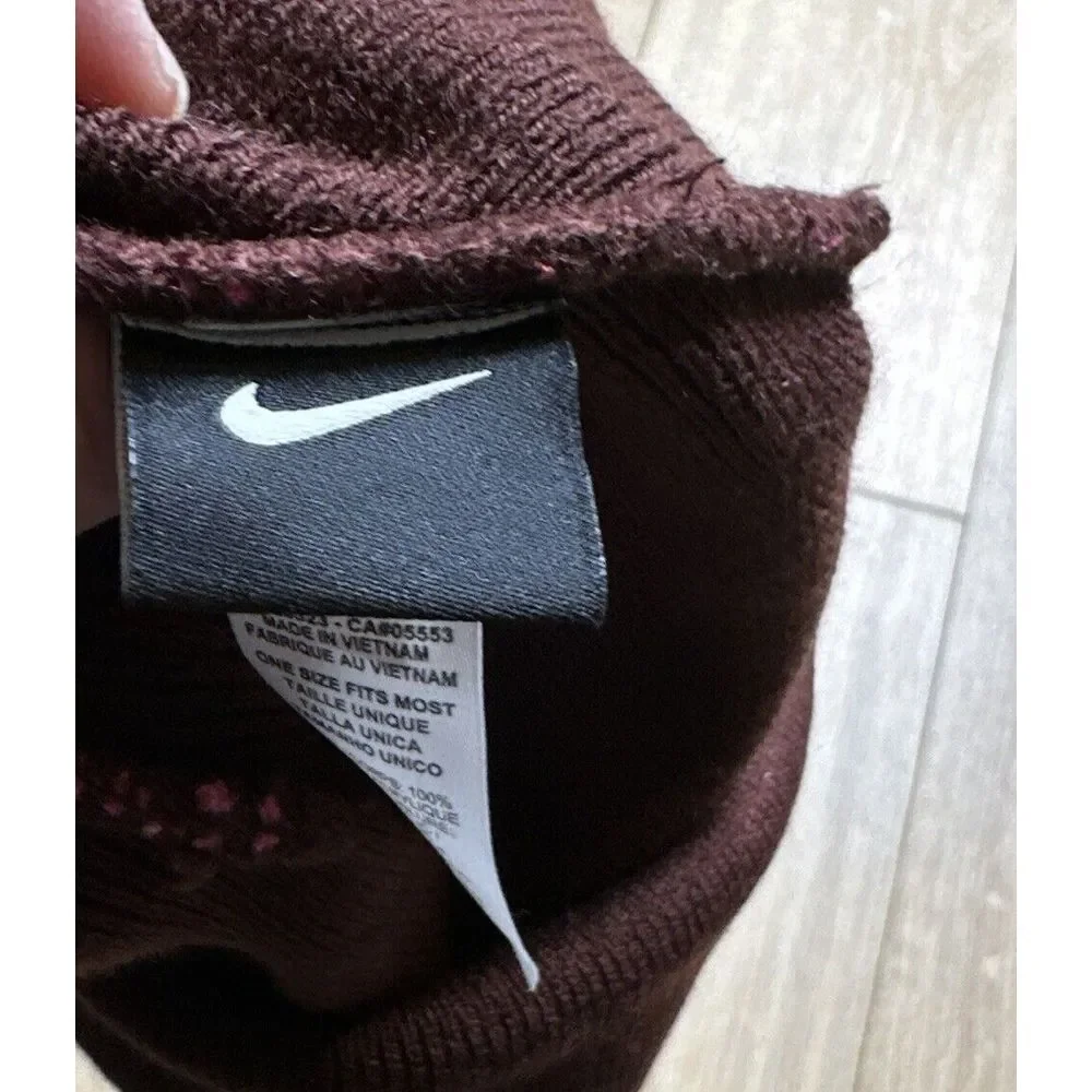 Nike Kids Knit Hat Pink Pom Pom OSFM Warm Comfort NEW‎